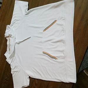 Sporty hooded top by Jane and Delancey